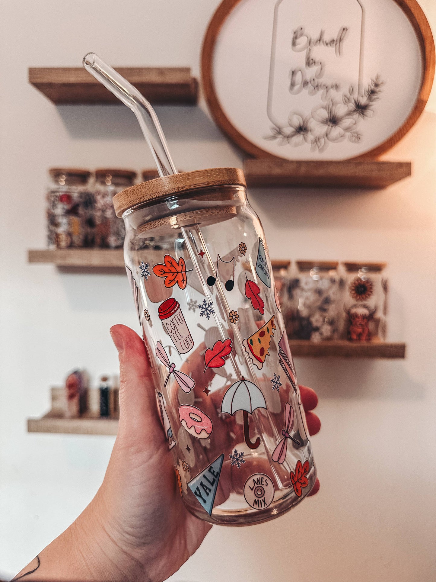 Gilmore Girls Glass Can Cup: 20oz