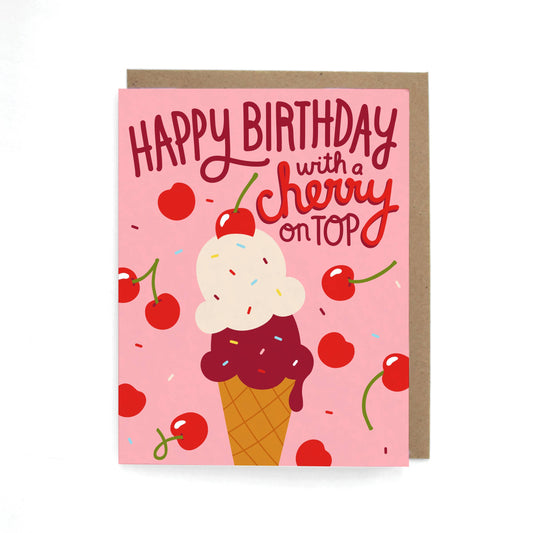 Cherry Birthday Card