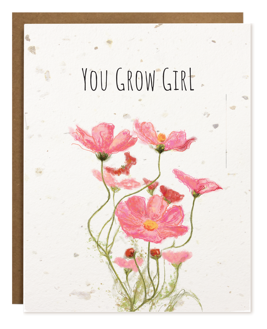TOKA | You Grow Girl | Plantable Card