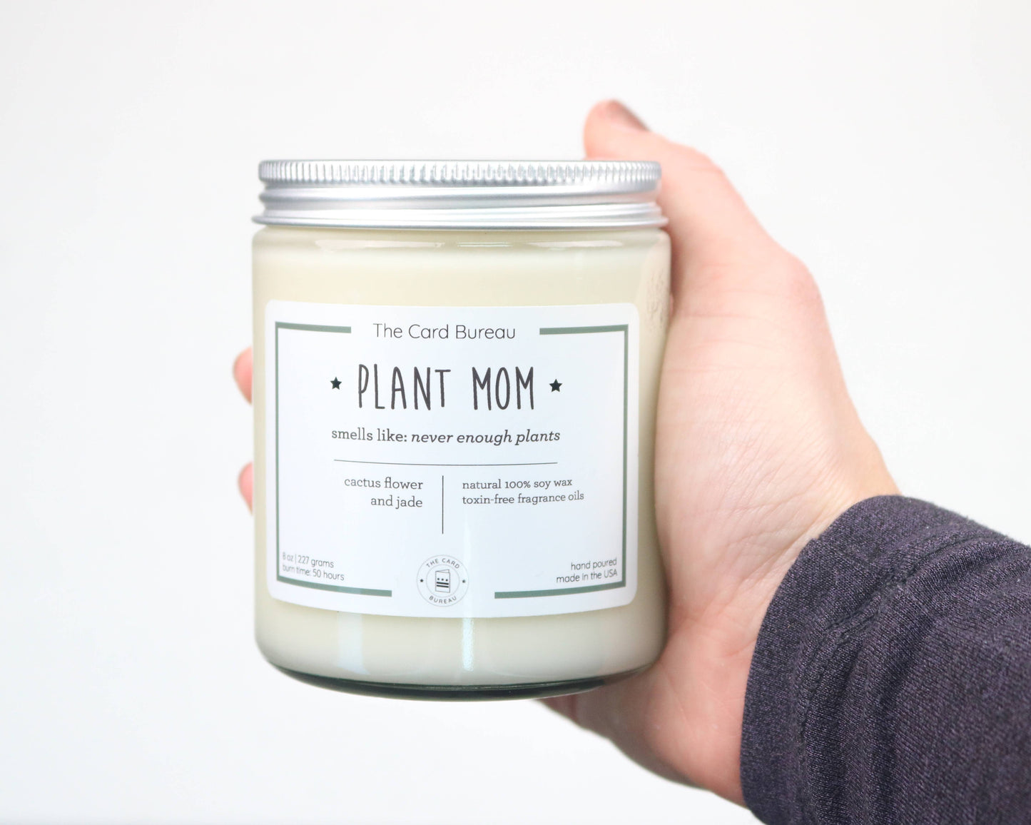 8 oz Plant Mom Soy Candle