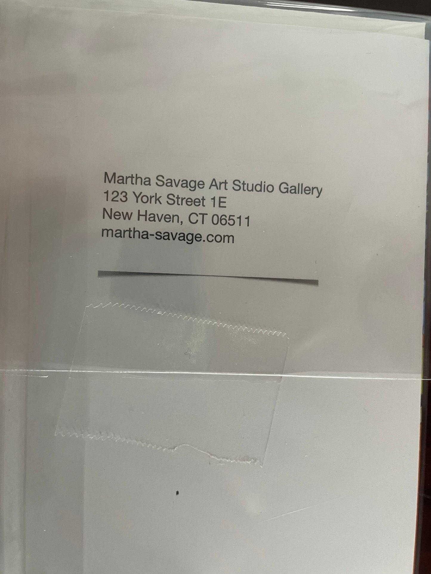 Artwork by Martha Savage - Card with Envelope