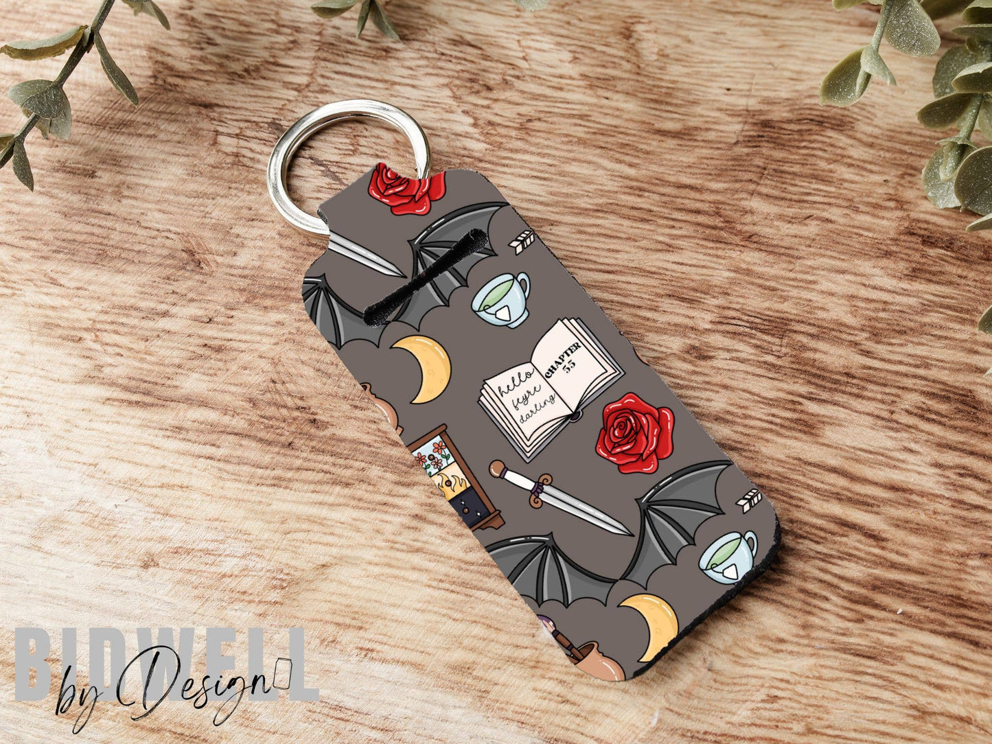 ACATOR Doodles Chapstick Holder Keychain