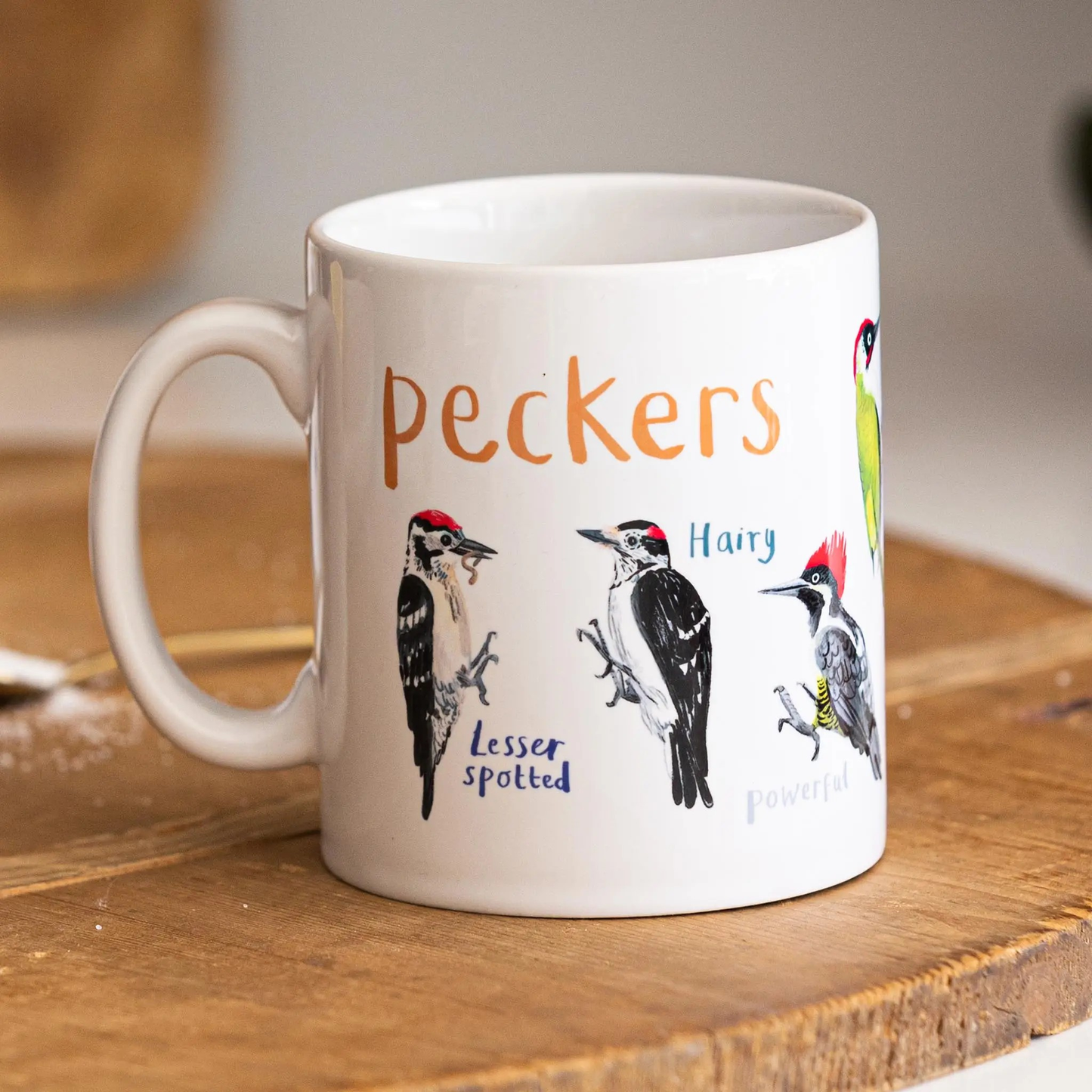 Peckers Bird Pun Woodpecker Fowl Language Coffee or Tea Mug