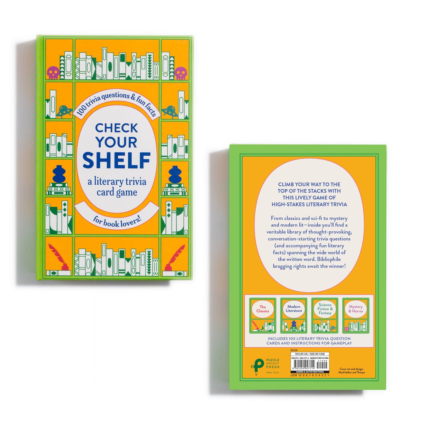 Check Your Shelf: A Literary Trivia Card Game