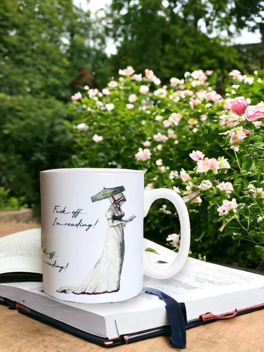 Fuck Off, I'm Reading Regency Era Bridgerton Ladies Mug