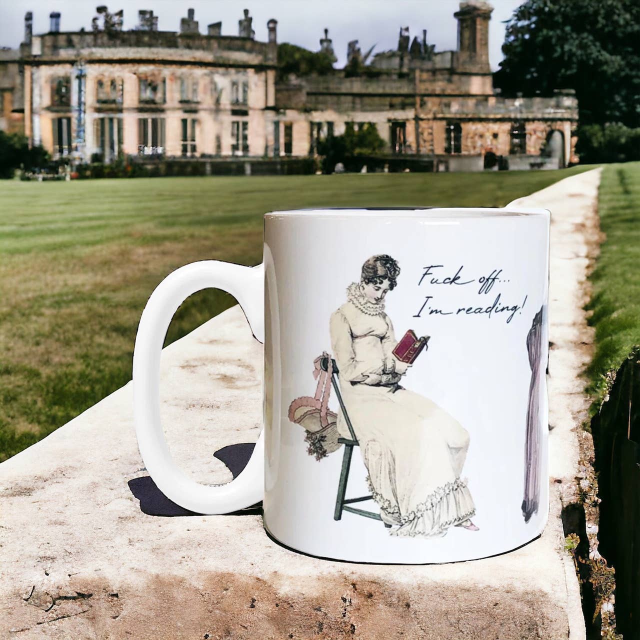 Fuck Off, I'm Reading Regency Era Bridgerton Ladies Mug