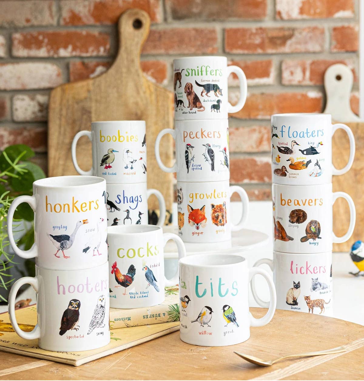 Boobies Bird Pun Fowl Language Coffee or Tea Mug