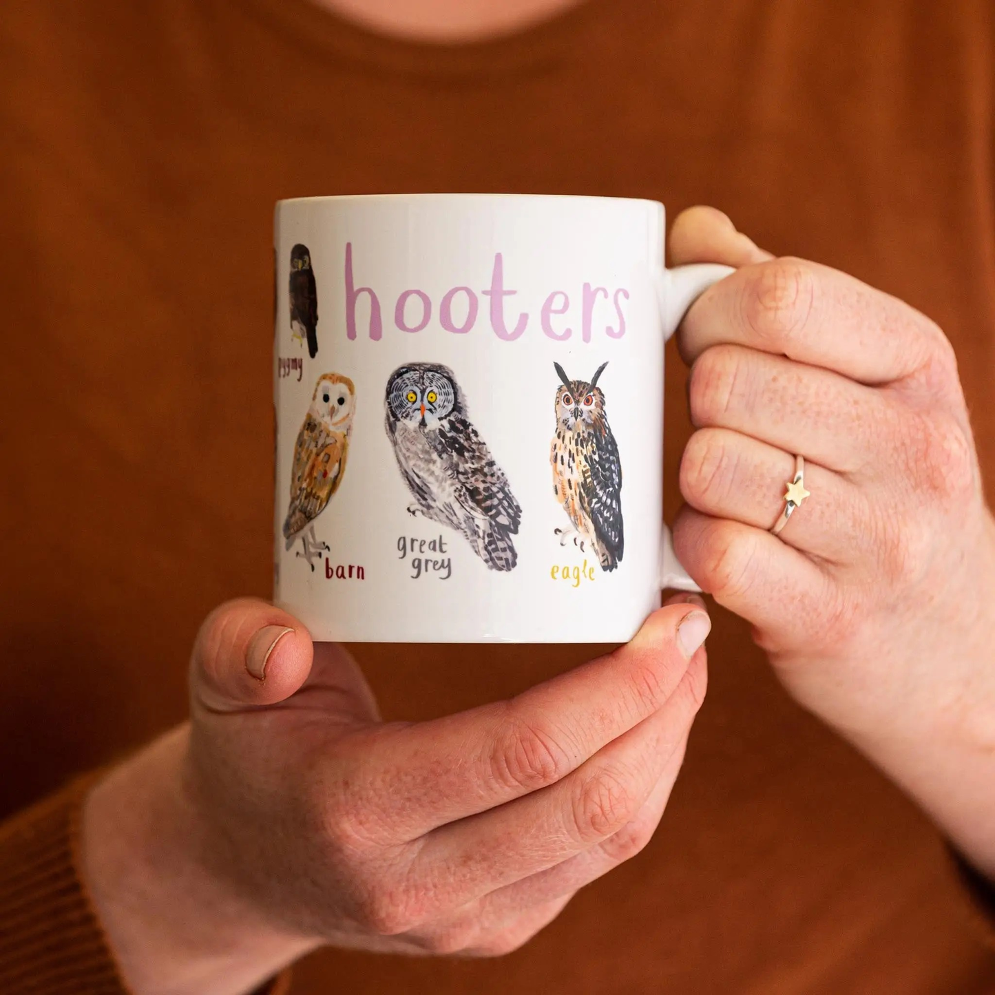 Hooters Bird Pun Owl Fowl Language Coffee or Tea Mug