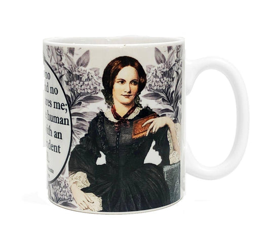 Charlotte Bronte "I am no bird" Literary Coffee or Tea Mug