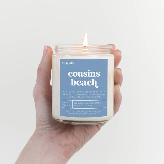 Cousins Beach Scented Candle: 16