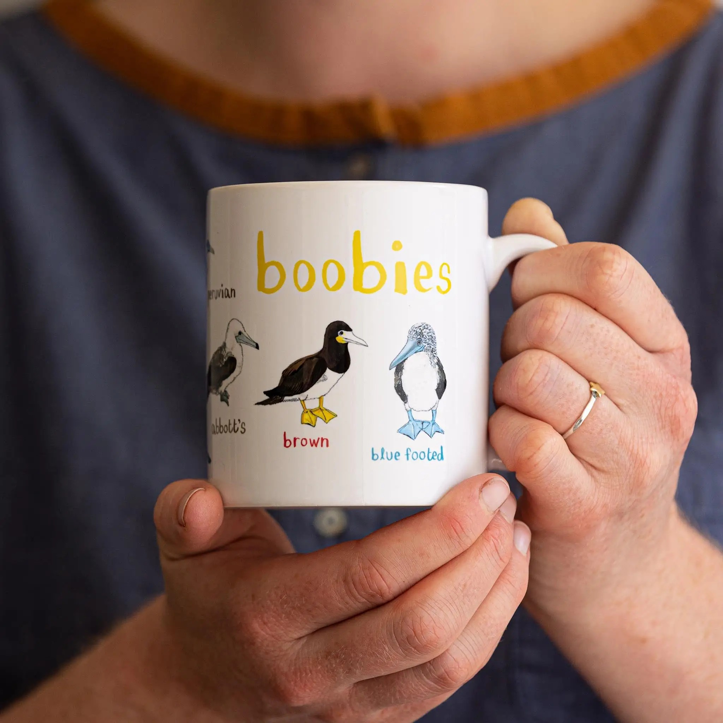 Boobies Bird Pun Fowl Language Coffee or Tea Mug