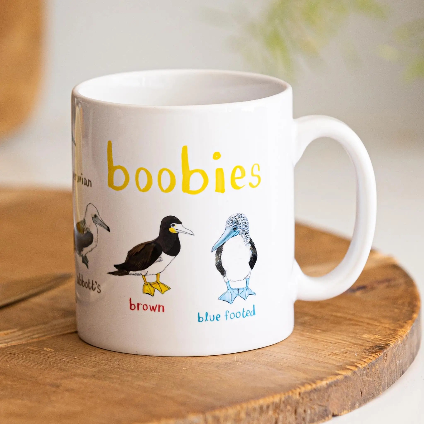 Boobies Bird Pun Fowl Language Coffee or Tea Mug