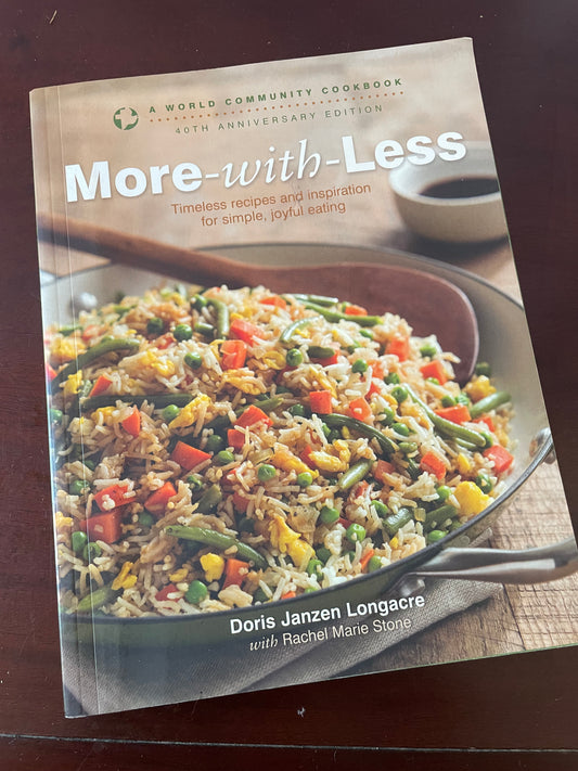 More-with-Less: A World Community Cookbook (World Community Cookbooks) by Doris Longacre - Pre-Loved