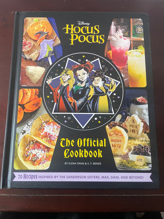 Hocus Pocus: The Official Cookbook Hardcover –  by Elena Craig - Pre-loved