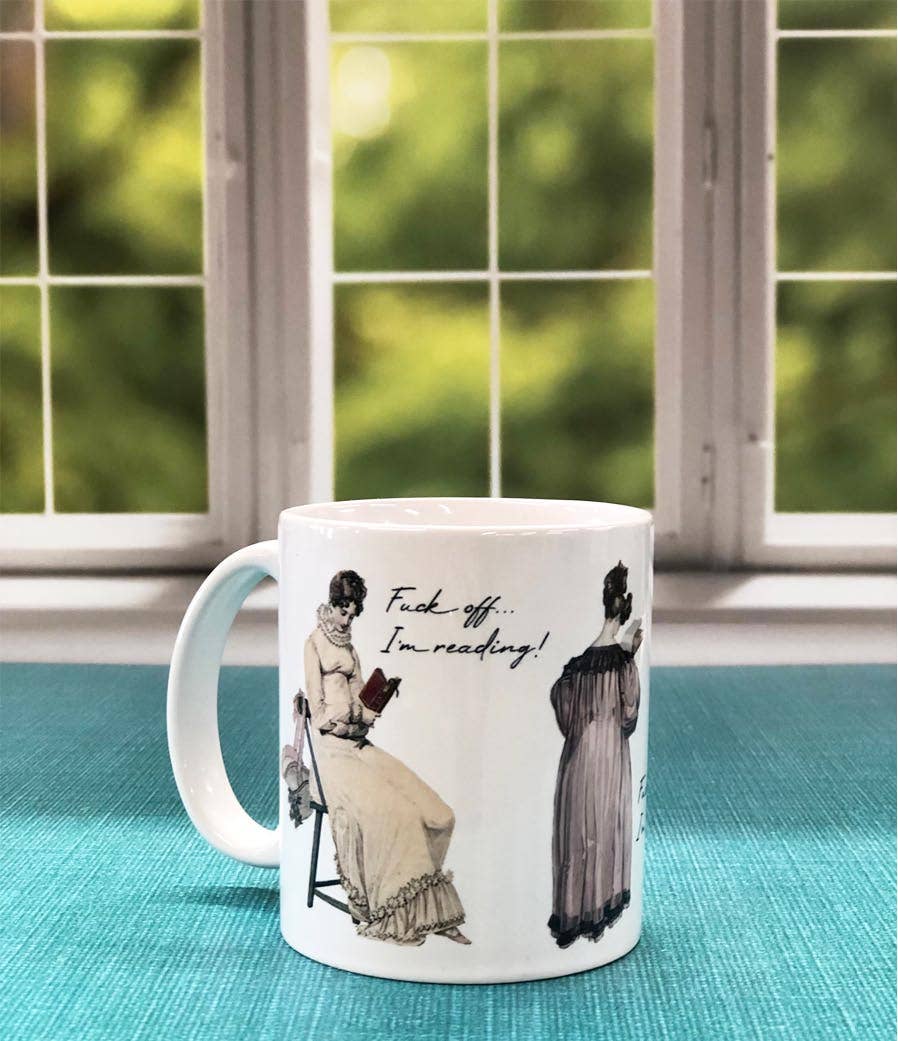 Fuck Off, I'm Reading Regency Era Bridgerton Ladies Mug