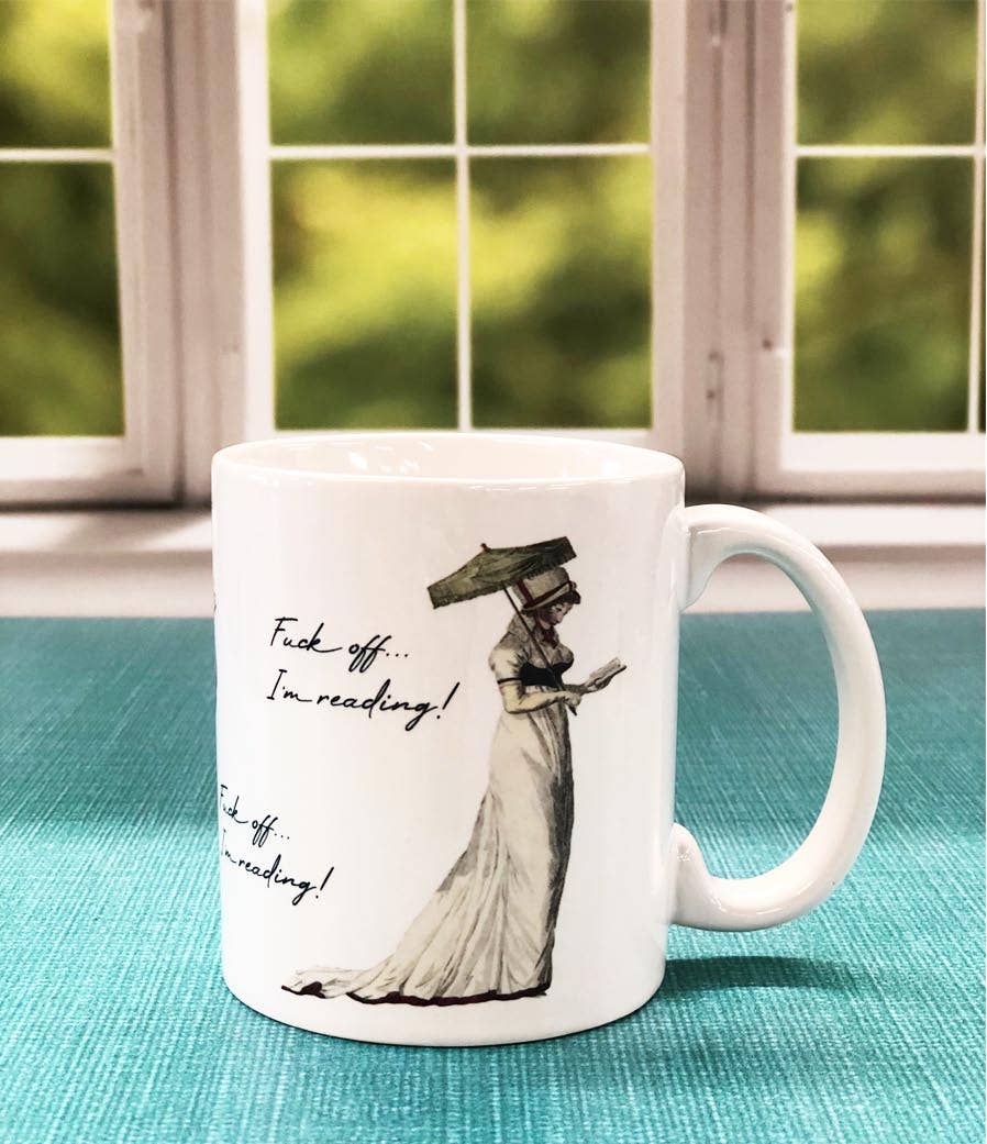 Fuck Off, I'm Reading Regency Era Bridgerton Ladies Mug