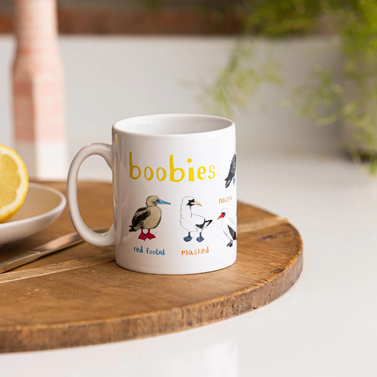 Boobies Bird Pun Fowl Language Coffee or Tea Mug