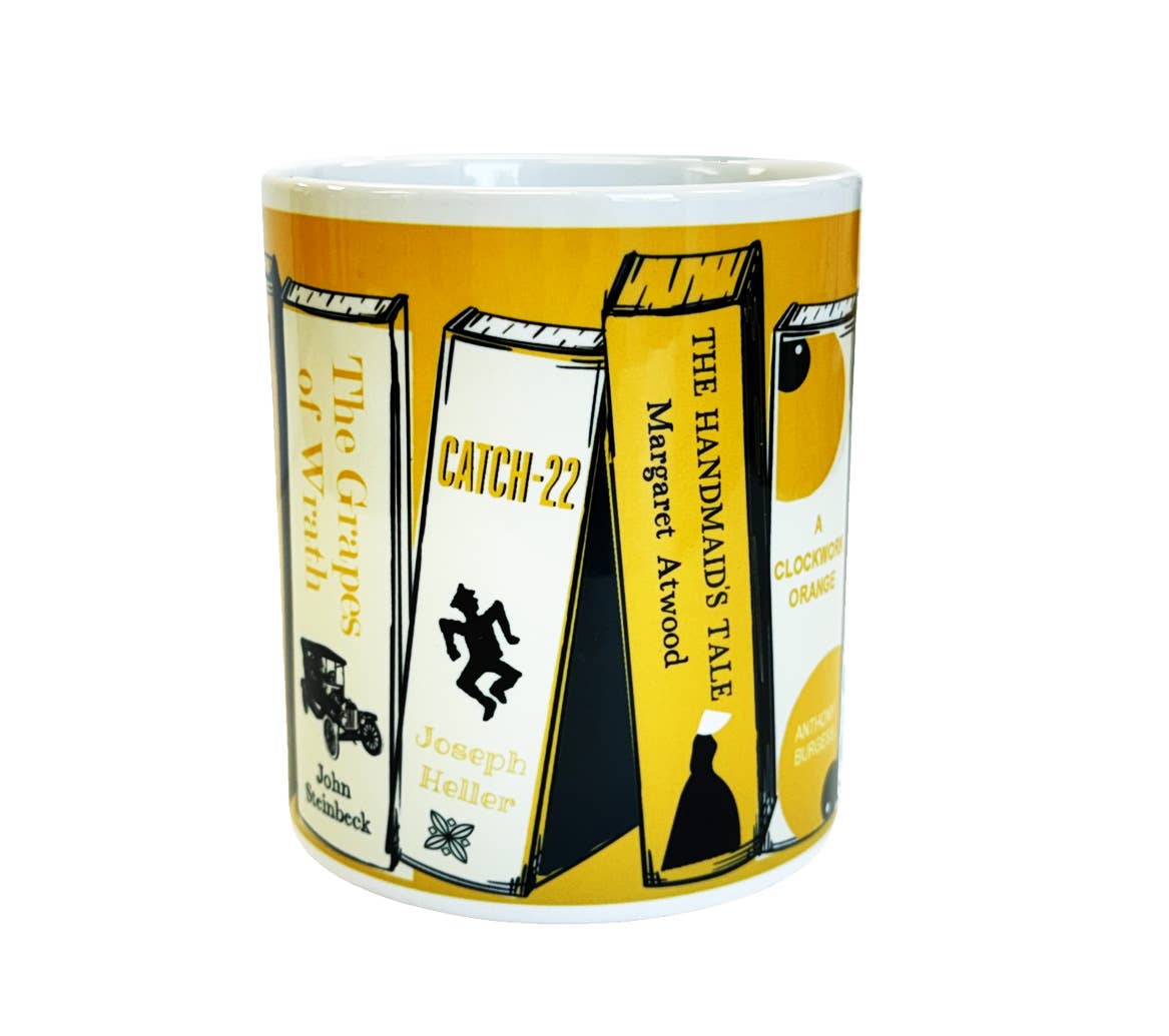 Banned Books Authors Book Spine Tea Coffee Mug